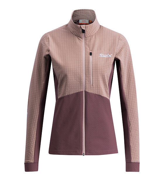 Womens functional sweatshirt Swix Pace Hybrid Full Zip Midlayer W