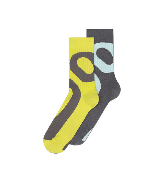 Socks On Liquid Logo Sock High 2-pack