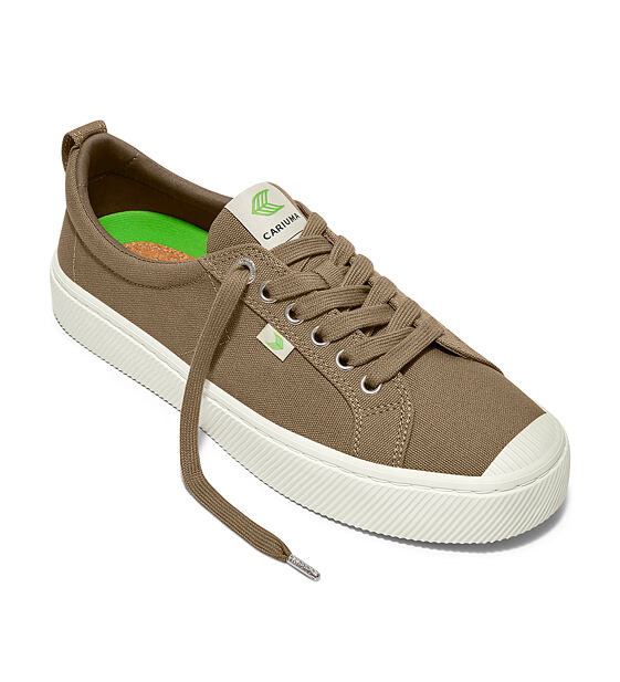 Mens leisure shoes Cariuma OCA Canvas Burnt Sand