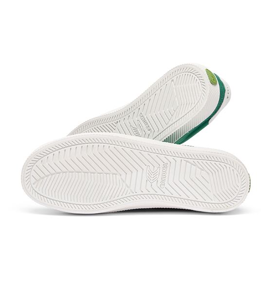 Mens leisure shoes Cariuma OCA 2.0 Nylon and Suede Lush Green