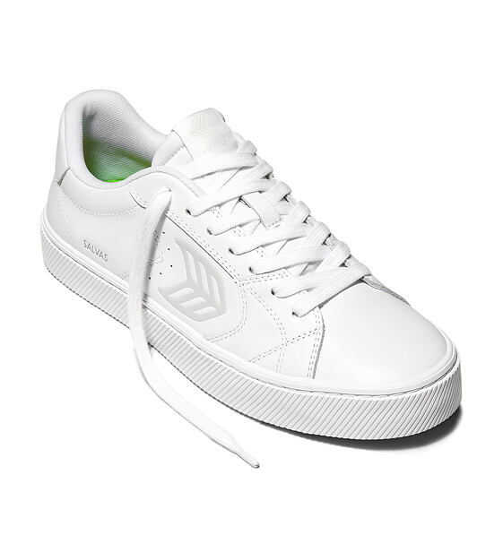 Pánské volnočasové boty Cariuma SALVAS White Leather Sneaker