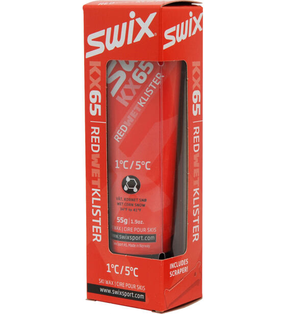Klister Swix KX65 Red Klister +1°C to +5°C, 55g