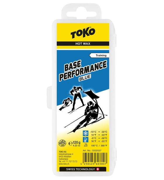 Glide wax Toko Base Performance Blue 120g
