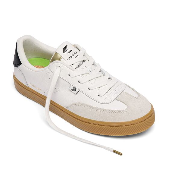 Dámské volnočasové boty Cariuma TOCA Soft Grain Leather and Suede Gum Warm White