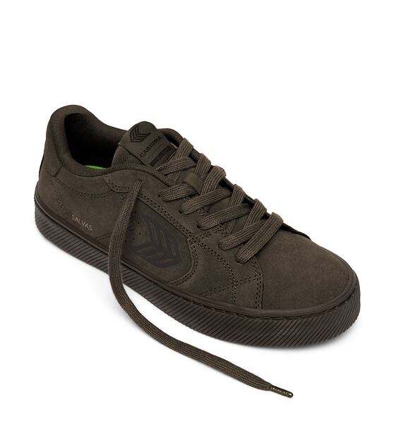 Womens leisure shoes Cariuma SALVAS All Teak Suede Sneaker