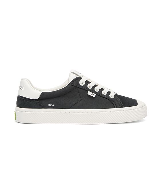 Womens leisure shoes Cariuma OCA 2.0 Nylon and Suede Black