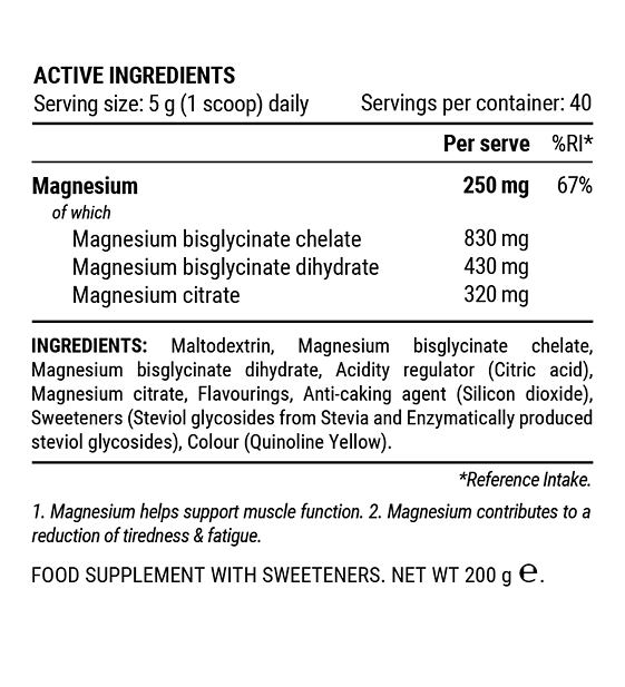 Recovery supplement Pillar Performance Triple Magnesium