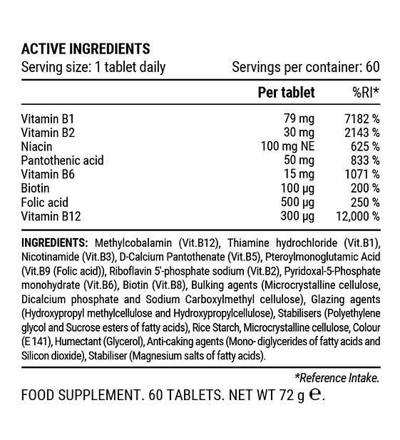 Energy supplement Pillar Performance Ultra B Active
