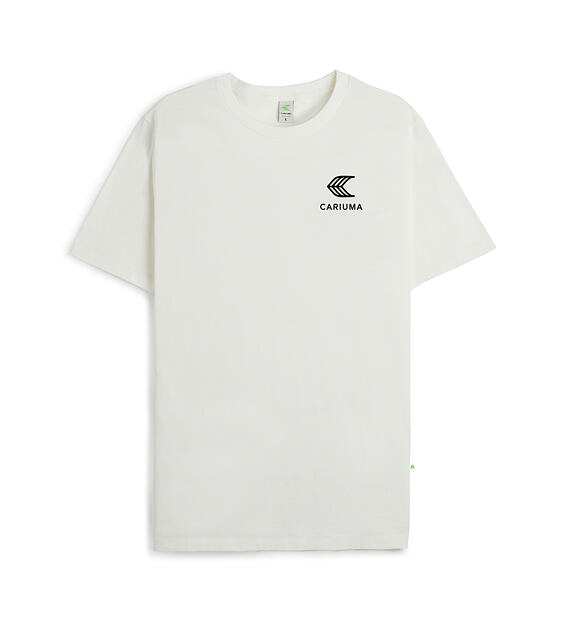 Triko Cariuma T-Shirt Off-White with Small Black Logo