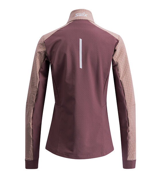 Womens functional sweatshirt Swix Pace Hybrid Full Zip Midlayer W