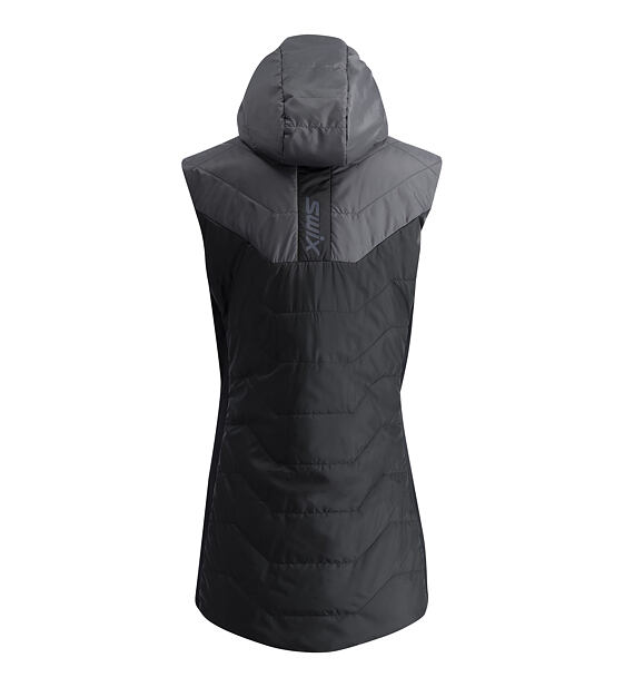 Womens cross-country ski vest Swix Infinity Insulated Long Vest W