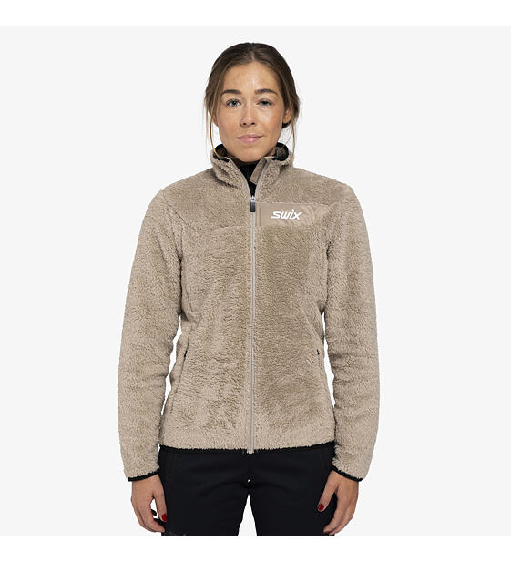 Womens sweatshirt Swix Infinity Pile Midlayer Full Zip W