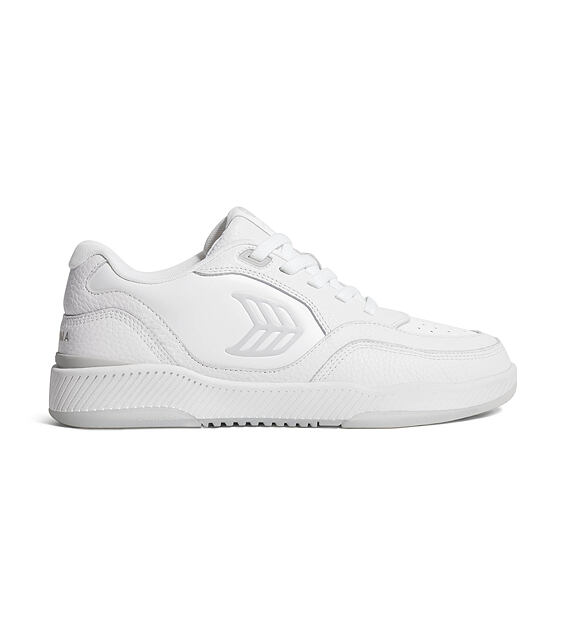 Mens leisure shoes Cariuma UBA White Premium Leather Ice Logo Sneaker