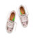 Mens leisure shoes Cariuma OCA Low Pale Lilac Parrot Print Canvas Sneaker