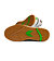 Mens leisure shoes Cariuma UBA Gum White Leather Black Logo Sneaker