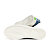 Womens leisure shoes Cariuma OCA Low Shadow Blue Canvas Mirage Blue Suede Sneaker
