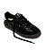 Mens leisure shoes Cariuma TOCA Soft Grain Leather and Suede Teak Black