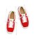 Womens leisure shoes Cariuma OCA 2.0 Nylon and Suede Scarlet Red
