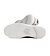 Mens leisure shoes Cariuma UBA White Leather and Suede Blush Pink Logo Silver Accents Sneaker