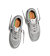 Womens leisure shoes Cariuma UBA Light Grey Suede and Mesh Charcoal Grey Logo Silver Accents Sneaker