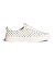 Mens leisure shoes Cariuma OCA Low White Canvas Black Polka Dots Sneaker