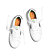 Mens leisure shoes Cariuma SALVAS White Leather Black Logo Sneaker
