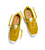 Womens leisure shoes Cariuma OCA Low Lemon Curry Suede Sneaker
