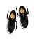 Mens leisure shoes Cariuma LUAN PRO Black Premium Leather Ivory Logo Sneaker