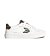 Womens leisure shoes Cariuma SALVAS White Leather Black Logo Leopard Print Sneaker