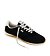 Mens leisure shoes Cariuma SUTAI Nylon and Suede Black