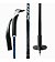 Cross-country poles Swix D2 Pole Junior