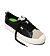 Womens leisure shoes Cariuma OCA Low Black Premium Leather Cloud Grey Suede Sneaker