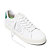 Mens leisure shoes Cariuma SALVAS White Premium Leather Ice Logo Metallic Green Sneaker
