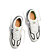 Mens leisure shoes Cariuma Skategoat C25 PRO Smoke White Suede Off-White Mesh Bold Blue Logo Black S