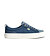 Womens leisure shoes Cariuma OCA Low Shadow Blue Canvas Mirage Blue Suede Sneaker