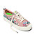 Womens leisure shoes Cariuma OCA Low Rose Suede Embroidered Flowers Sneaker