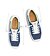 Mens leisure shoes Cariuma OCA 2.0 Nylon and Suede Bright Navy