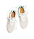 Mens leisure shoes Cariuma NAIOCA Smoke White Suede Off-White Logo Washed Blue Sneaker