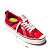 Womens leisure shoes Cariuma OCA Low Red Bandana Canvas Sneaker