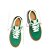 Womens leisure shoes Cariuma NAIOCA PRO Stripe Suede and Canvas Lush Green