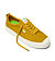 Womens leisure shoes Cariuma OCA Low Lemon Curry Suede Sneaker