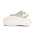 Mens leisure shoes Cariuma OCA Low White Canvas Black Polka Dots Sneaker