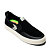 Womens leisure shoes Cariuma SLIP-ON PRO Black Suede and Canvas Ivory Logo Sneaker