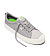 Womens leisure shoes Cariuma OCA Low Light Grey Canvas Vintage White Suede Sneaker