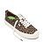 Womens leisure shoes Cariuma OCA Low Leopard Print Suede Sneaker