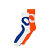 Socks On Liquid Logo Sock High 2-pack