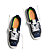 Womens leisure shoes Cariuma OCA Low Navy Bandana Canvas Sneaker
