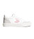Mens leisure shoes Cariuma VALLELY White Leather Vintage White Suede Blush Pink Logo Sneaker