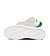 Mens leisure shoes Cariuma SALVAS White Premium Leather Ice Logo Metallic Green Sneaker