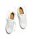 Womens leisure shoes Cariuma SALVAS White Premium Leather Ice Logo Metallic Gold Sneaker